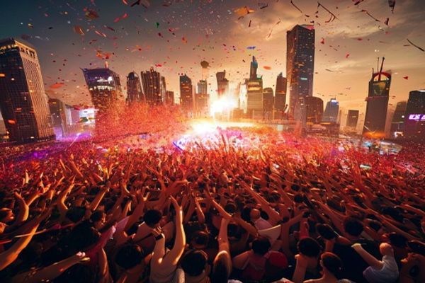 上海10000人传奇：一场万人齐嗨的怀旧狂欢派对